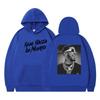 Unisex Hip Hop Hoodie With Double-Sided Print Long Sleeve Loose Fit Cotton Blend Sweatshirt