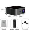 Projector Whole A10 Lcd Smart Projector 4k Black Movie Home Theater Android Bluetooth Wi-fi Led Wifi Projector