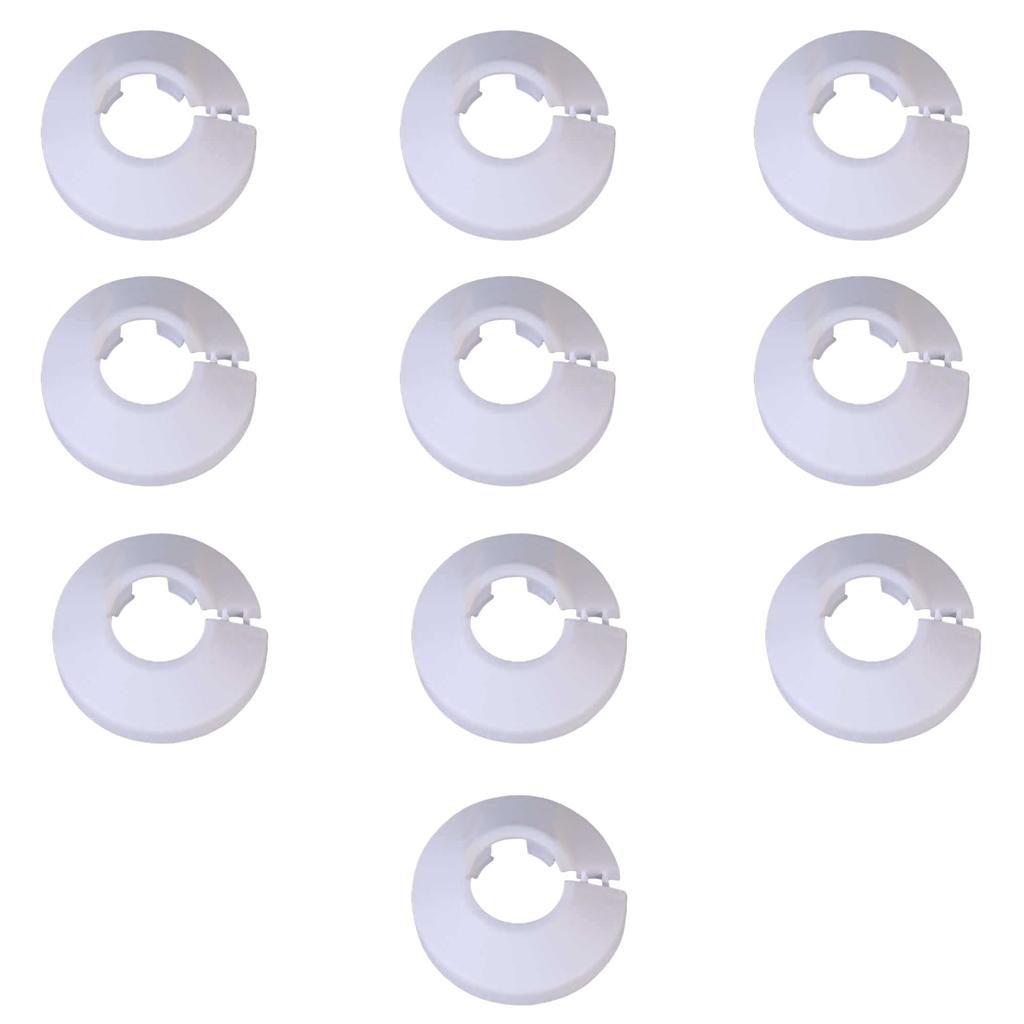 10 шт. Накладки на трубы отопления Пластиковые накладки на радиаторные трубы Простая установка для эстетического улучшения и легкого монтажа