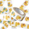 500 Pictures/roll Roll Sticker Tape Hot Spot Cartoon Yellow Duck Handbook Material Decorative Envelope Sticker
