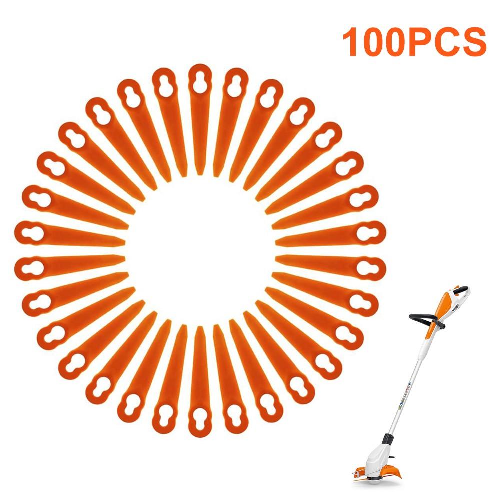 100 шт. сменных пластиковых лезвий, совместимых с STIHL Polycut 2-2 Polycut 3-2