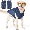 Autumn and Winter Pet Cotton-padded Jackets, Thickened Vests for Dogs, High-necked Warm Coats for Large, Medium and Small Dogs, Ski Suits