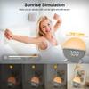 Sunrise Alarm Clock Wake Up Light Clock Night Light Sunrise Sunset Simulation Digital Clock Desk Clocks