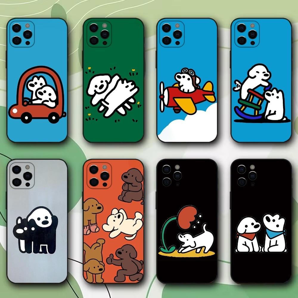 M-Matsui Art Phone Case For Apple iPhone 15,14,13,12,11,Pro,X,XS,Max,XR,Plus,Mini Soft Black Cover