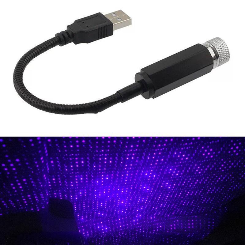USB Автомобильный Проектор Светодиодный Проектор Звездного Неба Романтические Автомобильные Аксессуары Декоративный Интерьер Автомобиля Потолочный Звездный Свет