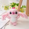 12cm Cartoon Doll Pendant PP Cotton Fully Filled Cute Alien Doll Plushie Ornament Soft Monsters Pendant Stuffed Animal Doll Toy Backpack Decor