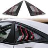 CKE For 11Th Gen Civic Sedan Compatible With Honda Civic 2026 2025 2024   Accessories Car Exterior Rear Side Window Louvers Air Vent Scoop Shades