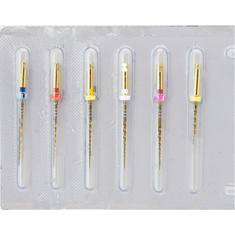 30PCS Dental Pro- Gold Taper Super Files Universal Engine Use Rotary Files Flexible Eondontic Root Canal Materials Dentistry Use