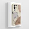 Для Vivo T4x T2x T1x V27 V23 Pro V21 V21E V23 V23E V25 V25E V27E Y19E Чехол для телефона Милый узор с авокадо Жидкий силиконовый чехол Для корпуса Vivo