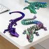 4 шт. 3D-печатный кристаллический дракон, шарнирный дракон, игрушка-антистресс, игрушки для рабочего стола руководителя, декор для домашнего офиса, подарок на день рождения для мальчиков