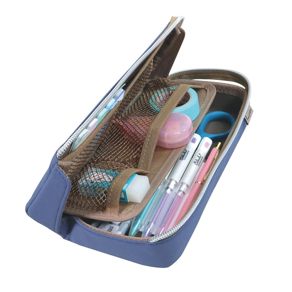 KUTSUWA Pen Case ELGABA Blue AK067BL