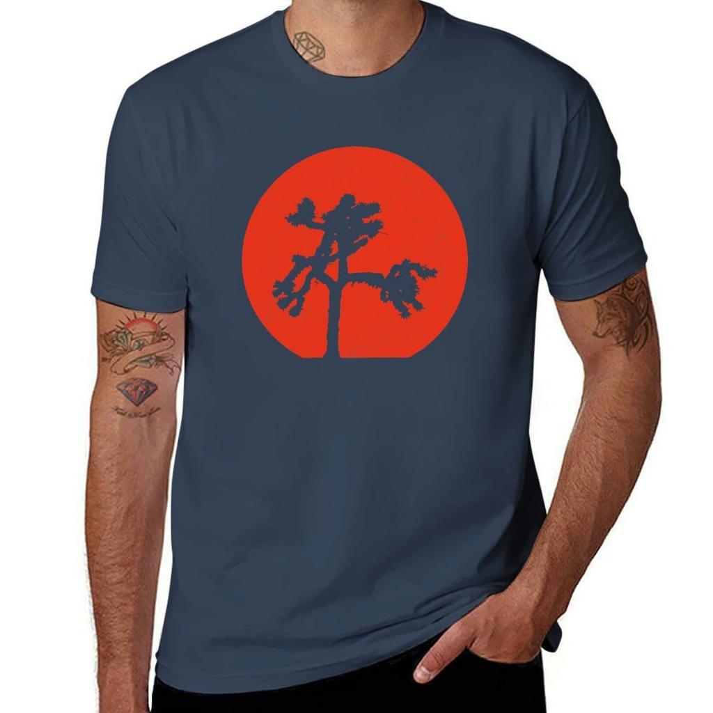 Joshua Tree Red Sky at Night TShirt Thanksgiving Casual Tee