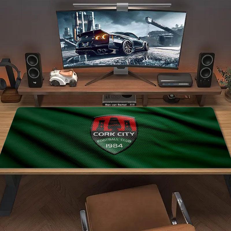 Cork City F.C Large Size Mouse Pad Large Gaming Table Cushion Non-slip Laptop Tablet Big Mousepad XXL Mat Mini PC Playmat With Lock edge