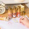 12 Очаровательных Капибарных Карандашей С Точилками И Прямыми Наконечниками, Идеально Подходят Для Школ, Офисов И Студенческой Канцелярии