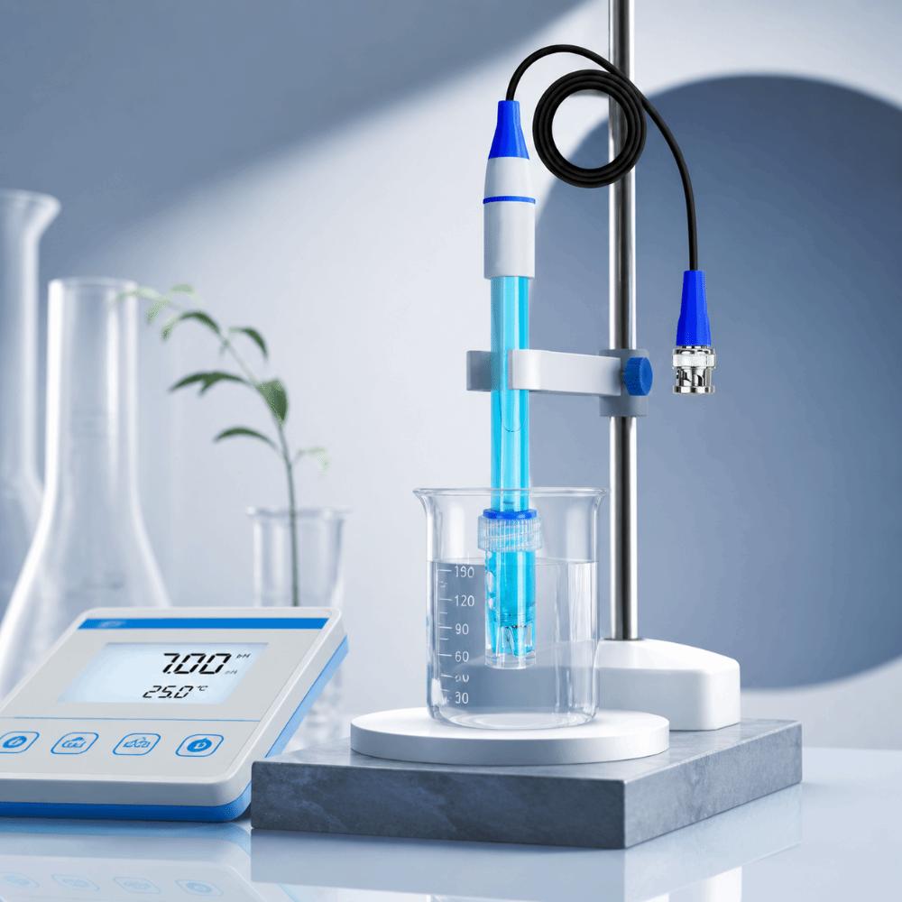 Glass Body High Precision pH Sensor Probe pH Composite Electrode  Industrial Water Quality Analysis