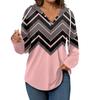 Women's Fashion Hoodies V Neck Long Sleeve Printed Drawstring Casual Loose Pullover Tops