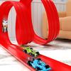 Сборная гоночная трасса с гравитационным приводом, игрушка-машинка с настраиваемой трассой для детей, STEM-обучение, развитие навыков конструирования