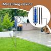 Outdoor Rain Gauge Adjustable Height Accurate Rain Gauges Precipitation Monitor Large Clear Numbers Measuring Tool For Yard