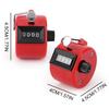 Handheld Tally Counter 4-Digit Number Count Clicker Counter Hand Counter for Counting Knitting Coaching Golf Fishing