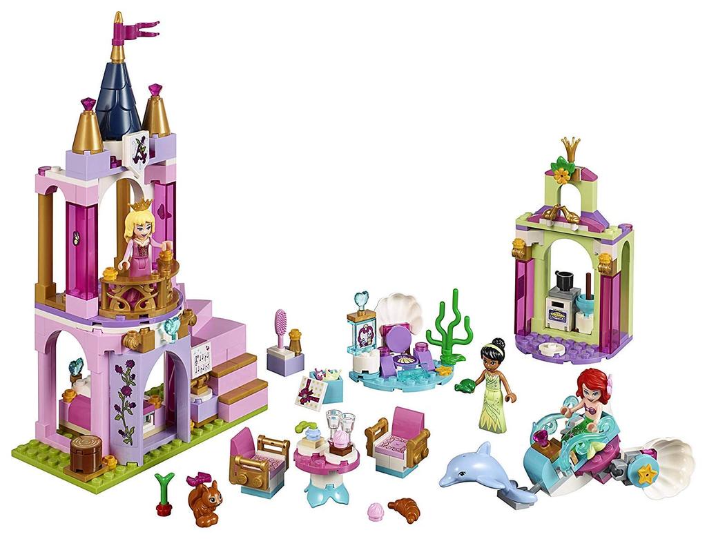 LEGO Disney Princess Принцесса и вечеринка принцесс 41162 Block Toy Девочка Ариэль, Аврора, Тиана