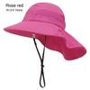 Breathable Large Brim Beach Hat Kids Sun Hat Beach Play Hat with Neck Flap Sun Protection Hat