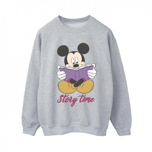 Disney Womens/Ladies Mickey Mouse Story Time Sweatshirt