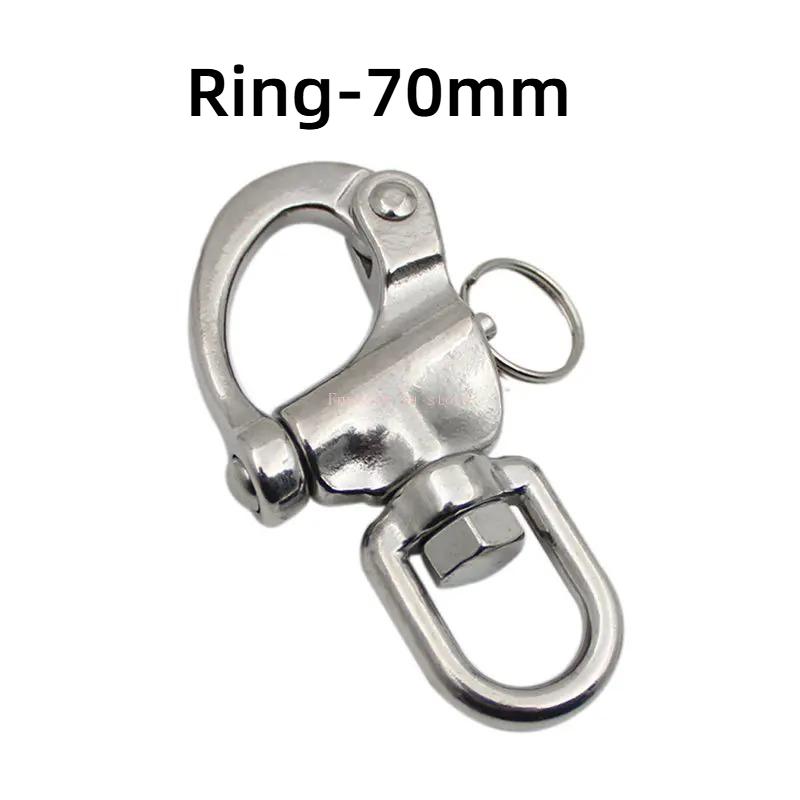 316 Stainless Steel Swivel Shackle Quick Release Boat Anchor Chain Eye Shackle Swivel Snap Hook For Marine Architectural