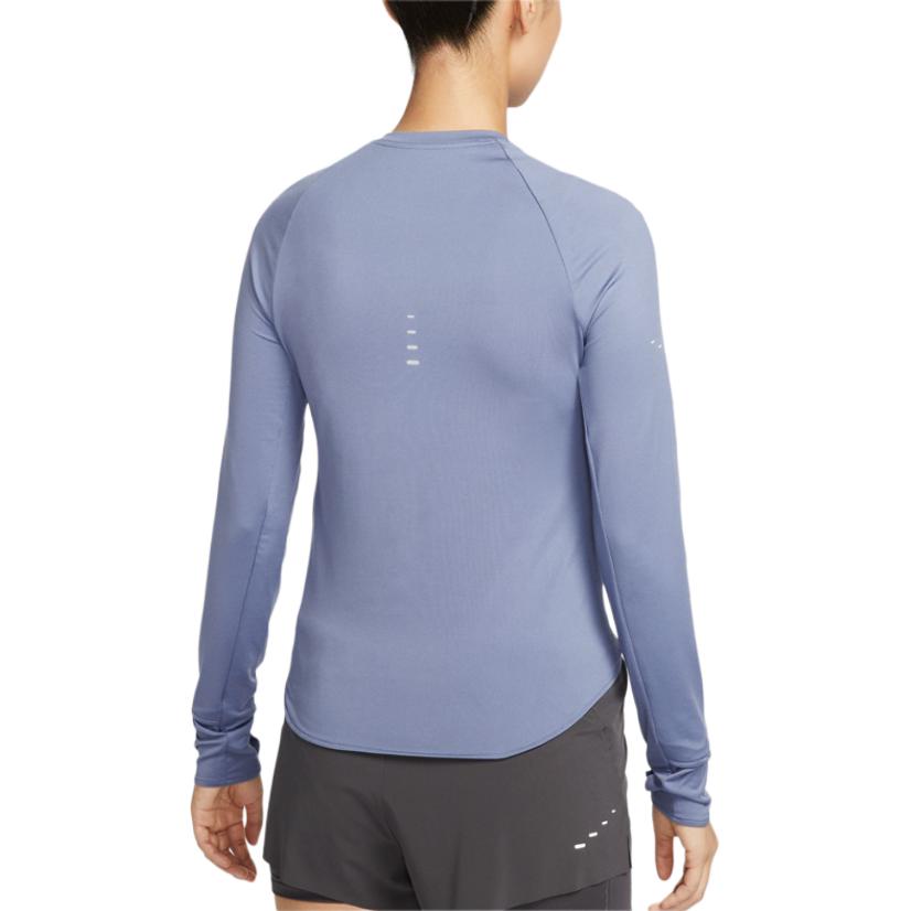 Nike Swift UV T Shirts Women's Blue Crew Neck Moderate HQ0504-499