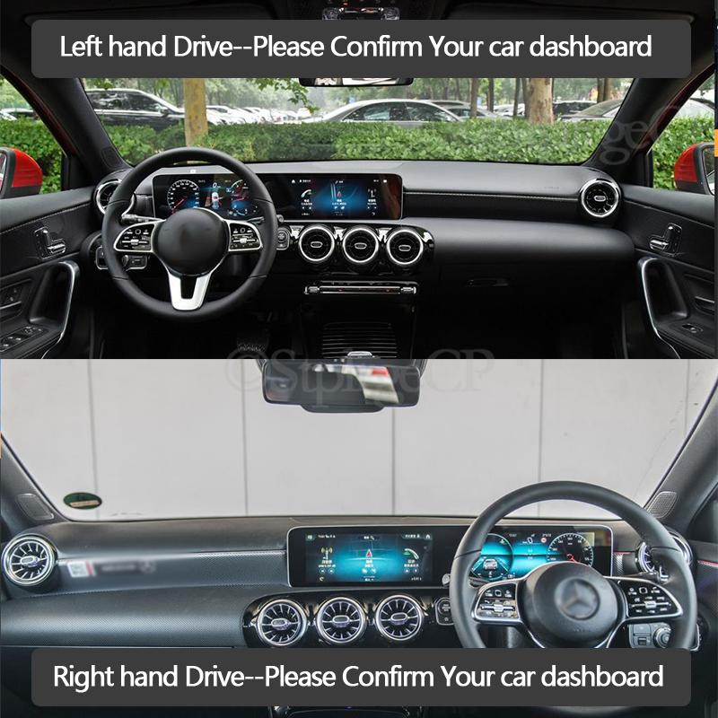 Dashboard Cover Pad Sunshade Dashmat Accessories A-Klasse A160 A180 A200 A45 for Mercedes Benz A-Class W176 W177 Anti-Slip Mat