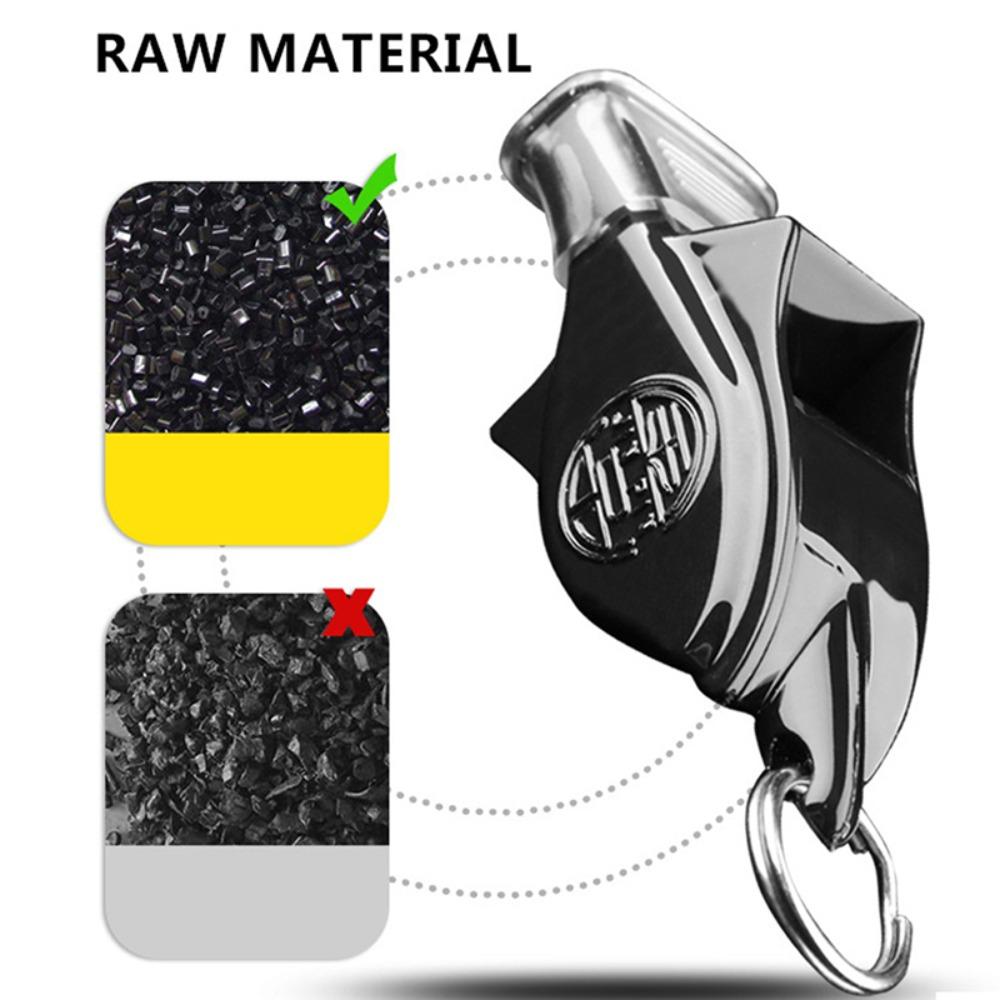 Rugby Camping ABS Material Basketball Soccer Whistle Referee Whistle Dolphin Whistle 130 Decibels