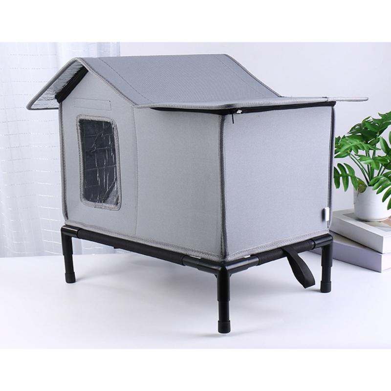 Легкая портативная лежанка для кошек, влагостойкая, утепленная лежанка для питомцев, для легкой транспортировки и универсального использования