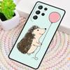 Силиконовый чехол для телефона с ежиком и шариком Для Samsung Galaxy note 10 pro S26 S25 S24 S23 S22 S21 Plus S25Ultra Capa Cover