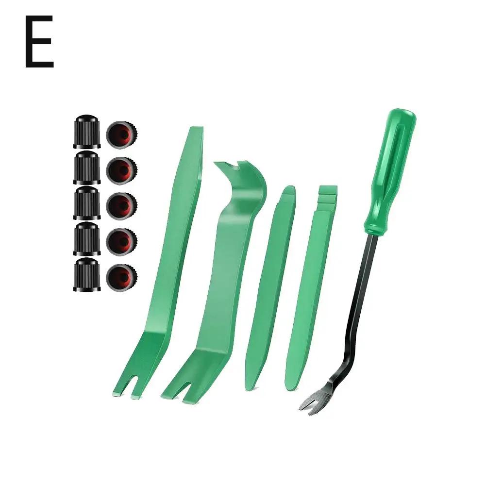 Портативный набор инструментов для снятия панелей автомобиля Съемник гвоздей Установщик радио Клипса Ремонт двери Снятие Отделка приборной панели Аудиоинструмент Рычаг Ручной C6C4