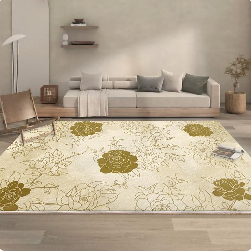 Luxurious Cotton and Imitation Cashmere Carpet for Living Room, Bedroom, and Sofa Area
