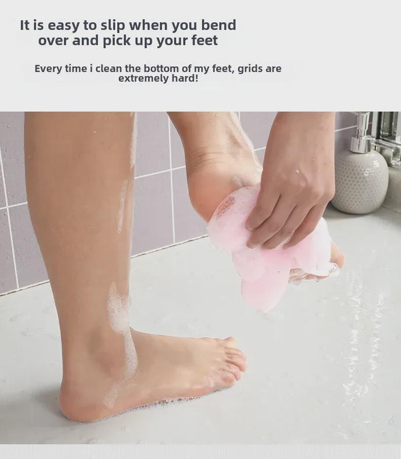 Non-Slip TPE Suction Cup Bath Mat for Shower or Tub