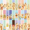 30Pcs Cartoon Cute Capybara Themed Non-Repeating Delicate Bookmarks Reading Pages Books Tagged Students Stationary Supplies