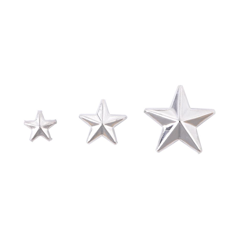 Metal Releasable for Hat,Bag,Clothes Quality Star Rivets DIY Studs Garment Supplies Sewing Decor