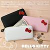 Кошелек Hello Kitty, длинный, круглый, с застежкой-молнией и лентой 12160 [Hello Kitty] для женщин (розовый)