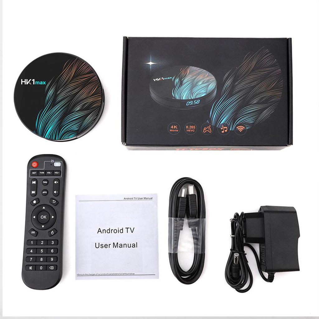 HK1 MAX Smart TV Box Android 11 RK3318 4K 1080P 4 ГБ 32 ГБ 64 ГБ ТВ-приставка медиаплеер H.265 BT4.0 2,4G/5G двойной Wi-Fi HK1MAX телеприставка 2G 16 ГБ