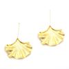 Fashionable, Exaggerated, Simple and Creative, Metallic Texture, Ginkgo Leaf Alloy Earrings and Pendants