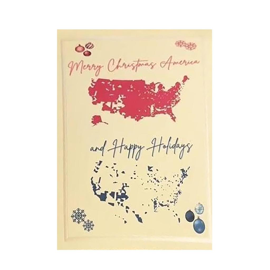 Creative 2024 Merry Christmas American Greeting Cards