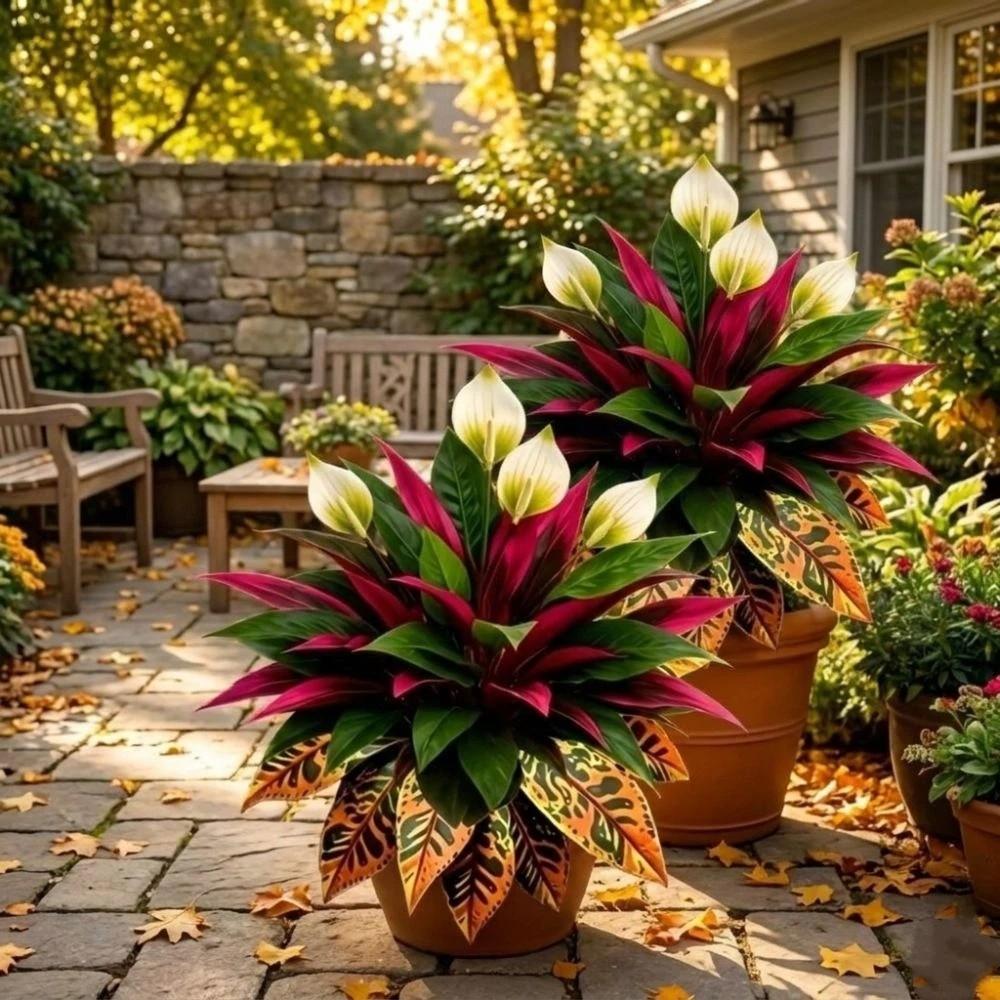 UV Resistant Simulated Dragon Blood Branch Fade-Resistant Fake Foliage Plant Living Room