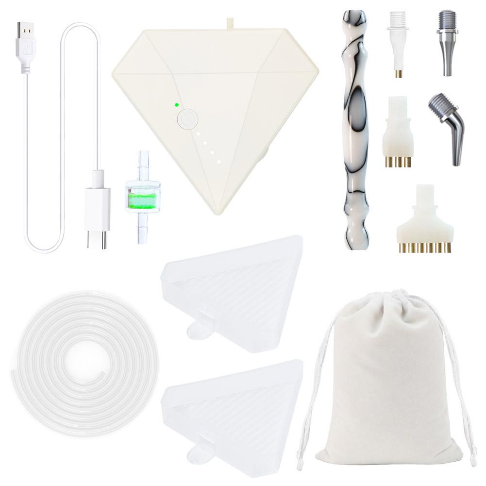 1 Набор ручек для алмазной вышивки DIY, аккумулятор 1200 мАч, регулировка 3 передач, вакуумный инструмент для точечной выкладки алмазной вышивки