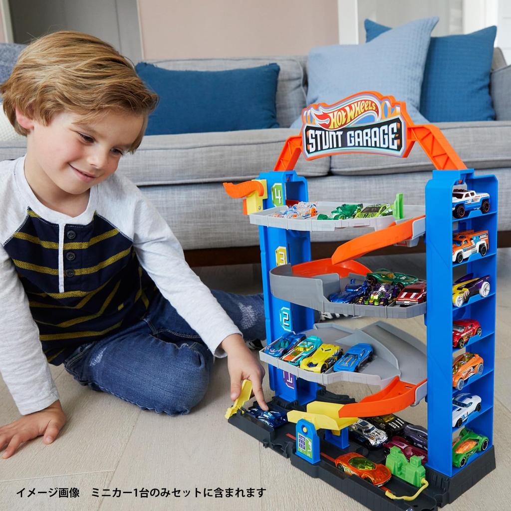 Мини-машинка Hot Wheels Parking Building возрастом 1 год и GNL70 [1 включено] [4 вверху] [Настоящее время]
