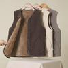 2024 Autumn/Winter Plush Lamb Wool Women's Versatile Fashion Vest