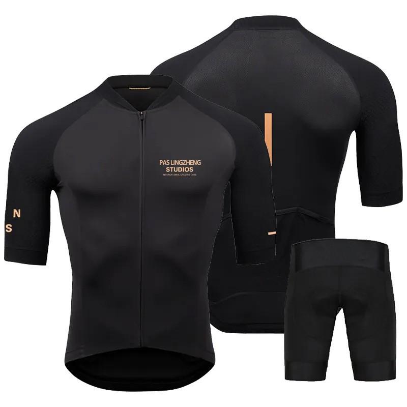 Men Women Cycling Jersey Set Short Sleeve Quick Dry Breathable Performance Bike Apparel Road Racing