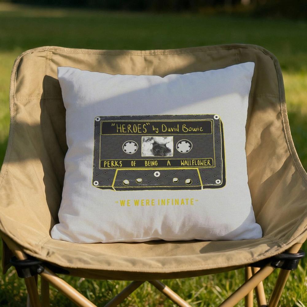 TV Being A Wallflower Cushion Cover Soft Reversible Durable Pillow Cover MultiScene Use for Home Car Daily Comfort