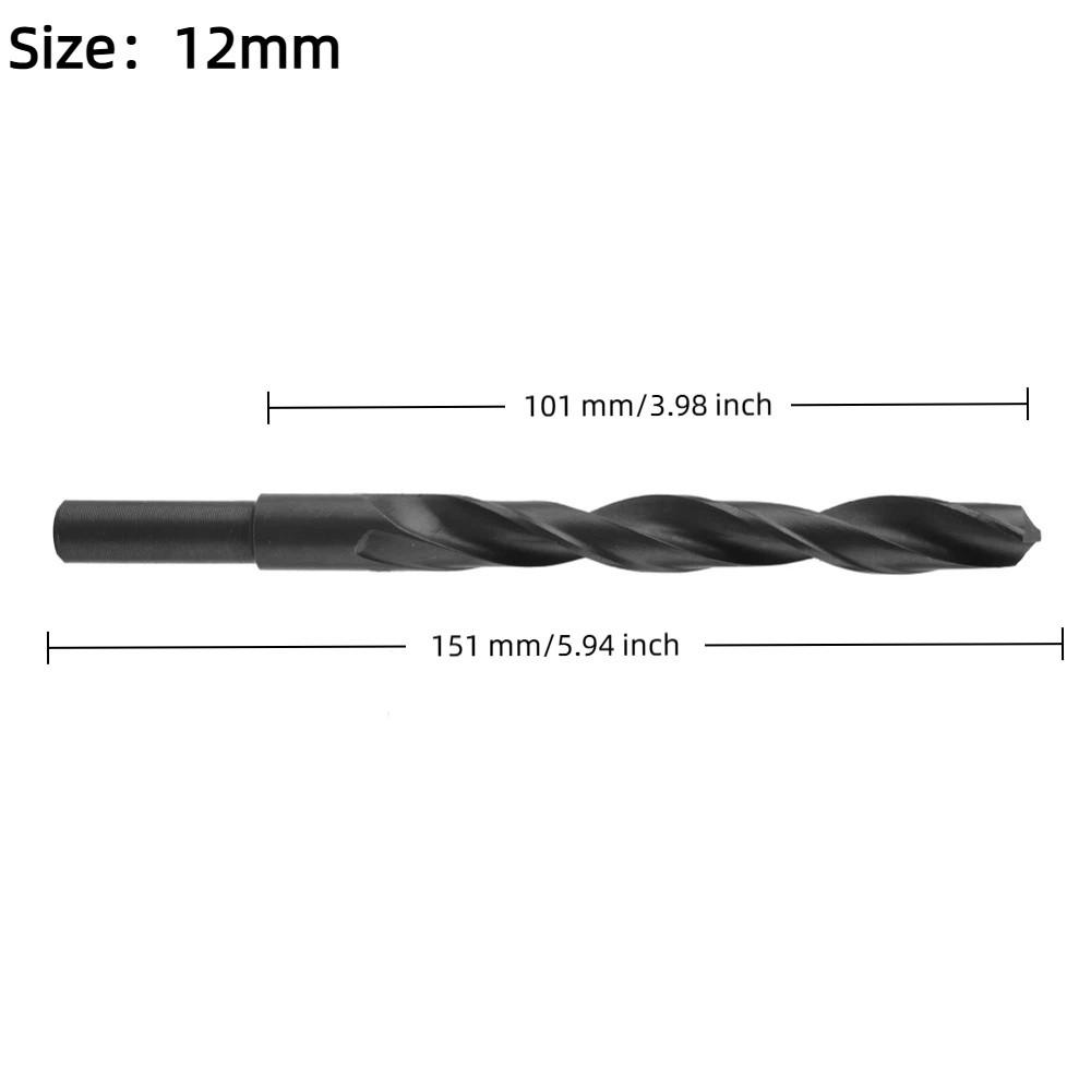 Nitriding Black Reduced Shank Drill Bit High Speed Steel Twist Drill Bit Machine Drill Wood