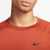 Nike Dri-FIT Ready Solid Quick-Dry Training T-Shirt Men Tops Dark-Orange DV9816-832