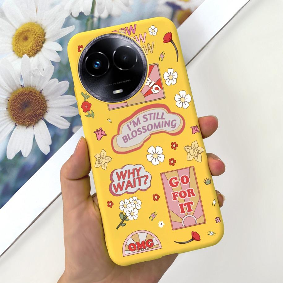 Ударопрочный Чехол Для Realme 11 5G / Realme 11X Чехол На Телефон Модный Девушки Мягкий Силикон Funda Для Realme11 11 X 2023 RMX3785 Coque